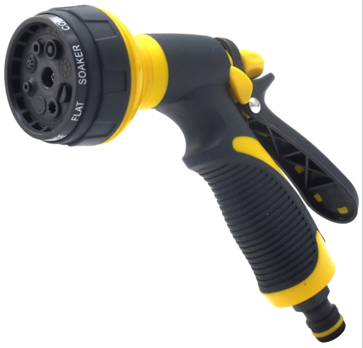  High Water Pressure 8 Multi Function Garden Hose Nozzle Spray water