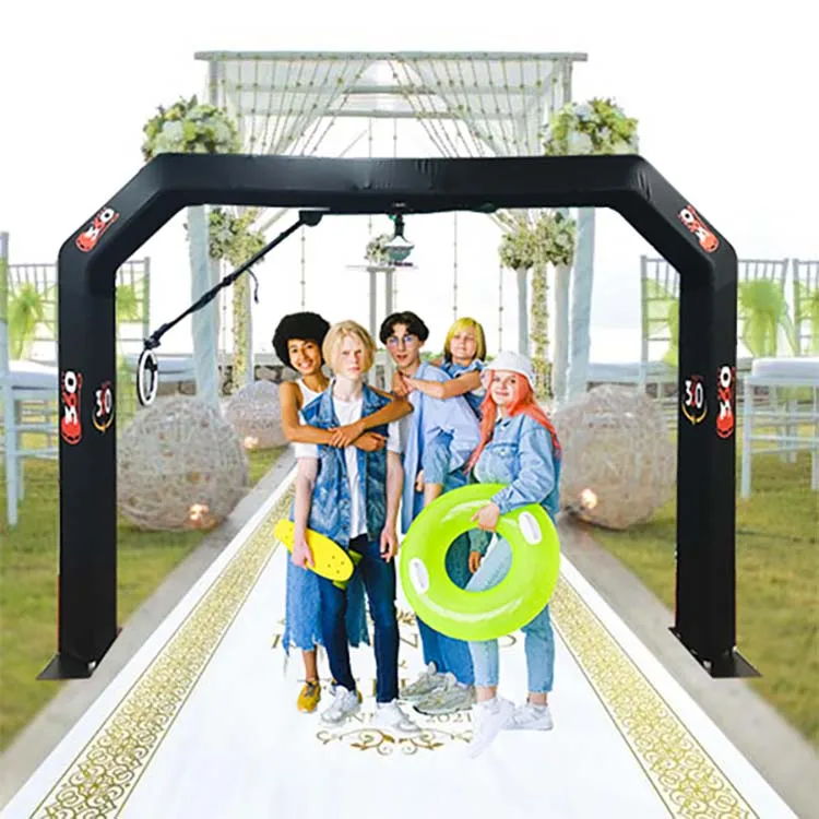 Wholesale Customized 6-People Overhead 360 Photo Booth Wedding Party Sky Top Spinner Cameras Smartphones Product Number Required
