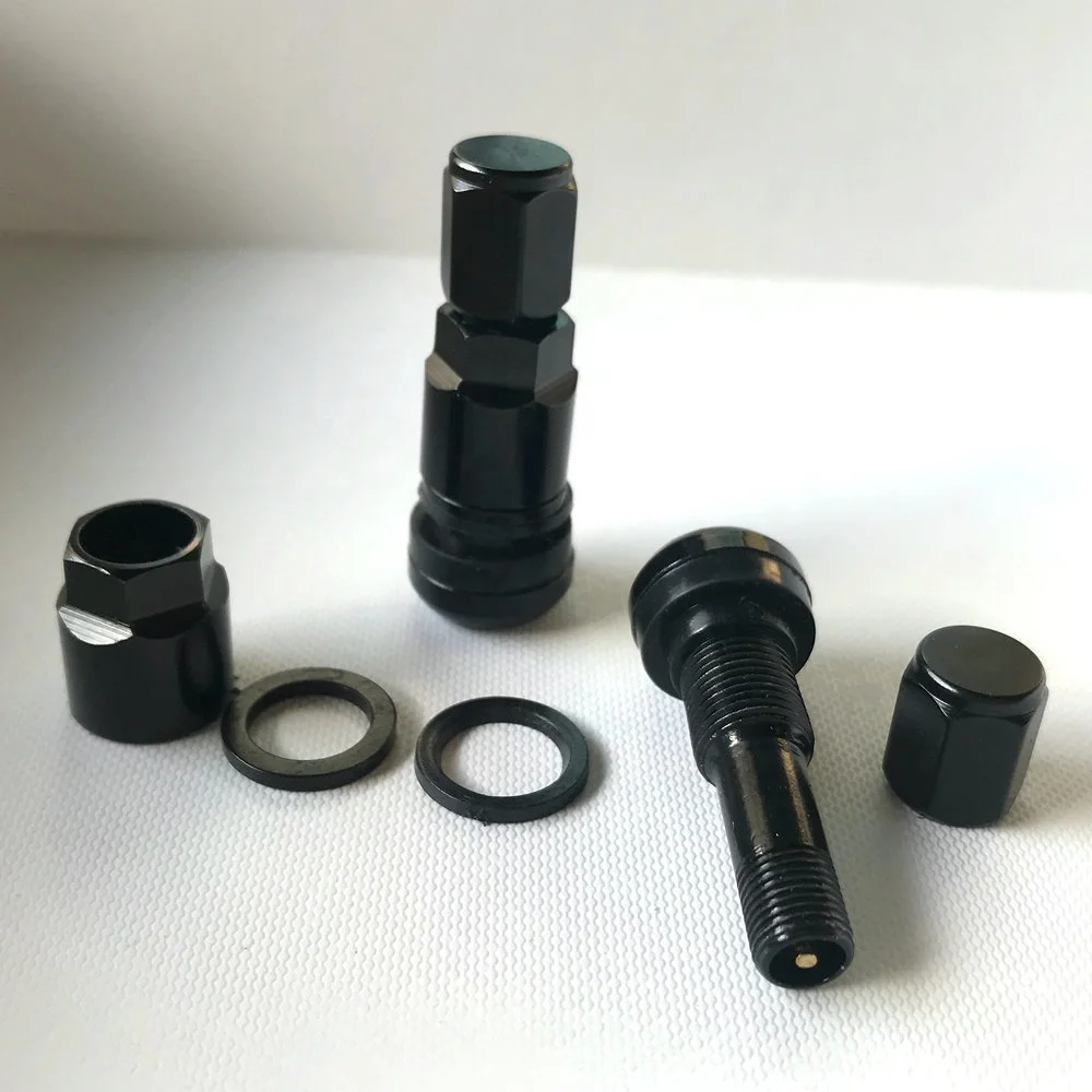 Car valve MS525 aluminum alloy stem black