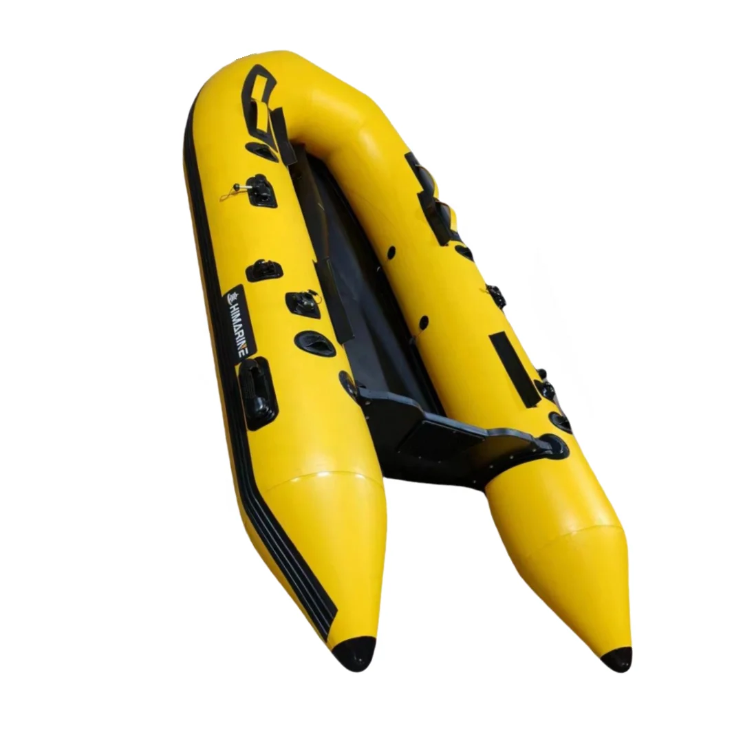 Inflatable Fishing Rowing Boat with PVC Power Engine Family Floor Color Material Origin Tube Kayak Boat