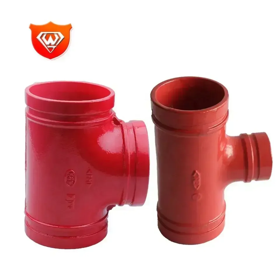 FM Approved China Rigid Ductile Iron Grooved Coupling And Fittings