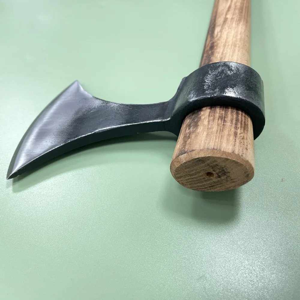 ZC45TM1 Cool Collection Traditional Tomahawk axe Meticulously Crafted Wood Handle Reliable Carbon Steel Handheld Tomahawk