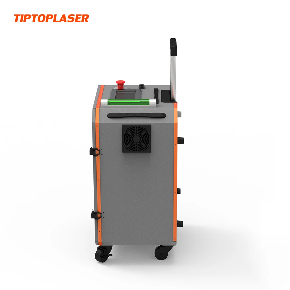 JINAN TIPTOPLASER mini portable laser cleaning machine 100W 200W portable 100w laser cleaning machine