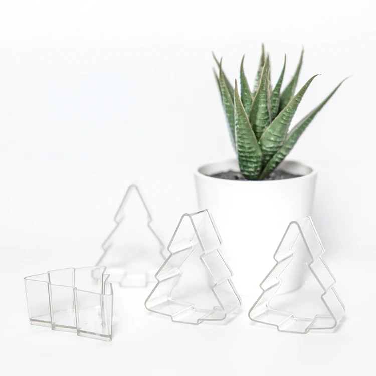 christmas tree clear tealight plastic candle cups