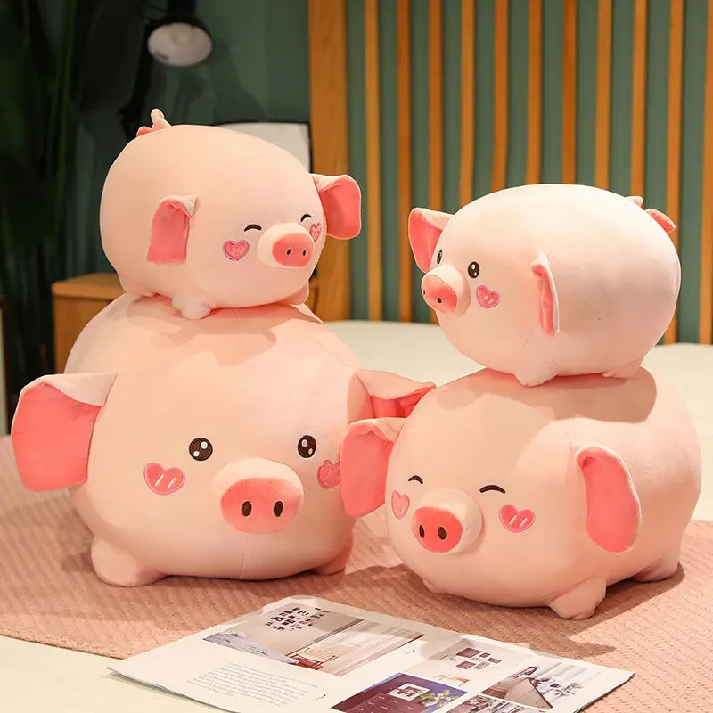 Cute Pig Doll Plush Toy Papa Pig Doll Ragdoll Boys Pillow Bed Sleeping