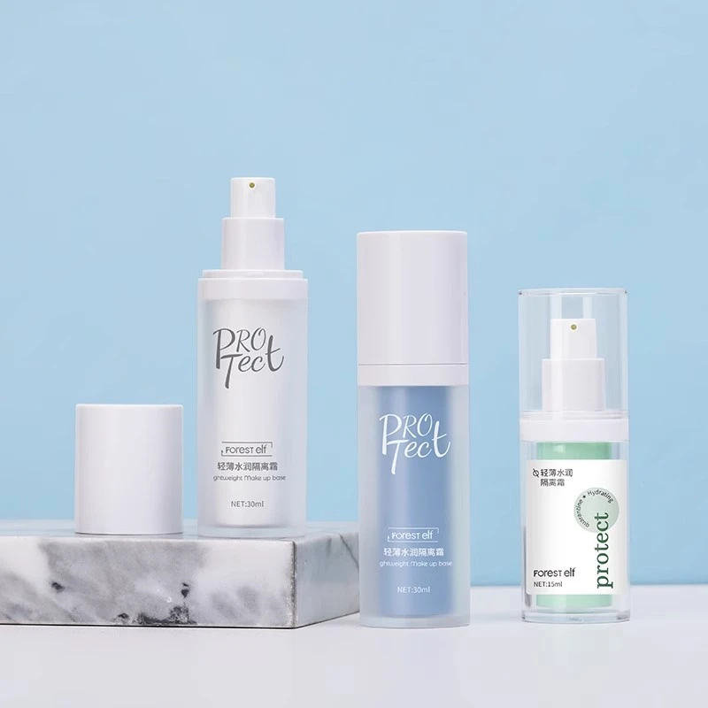 15ml/30ml Matte frosted transparent skin care Cosmetic Containers Plastic Diy makeup Airless Lotion vacuum travel Bottle