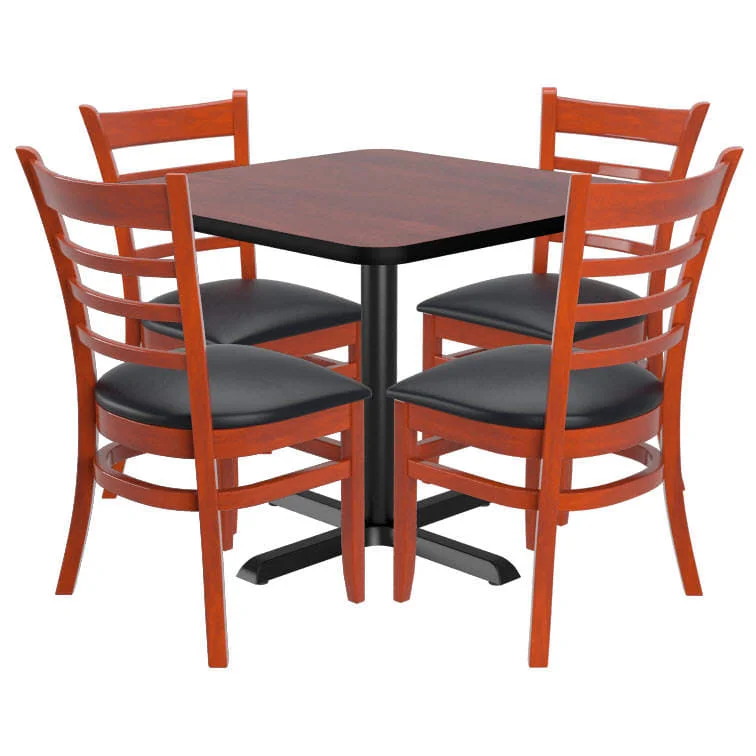 
Multi color options restaurant tables and chairs furniture in china 