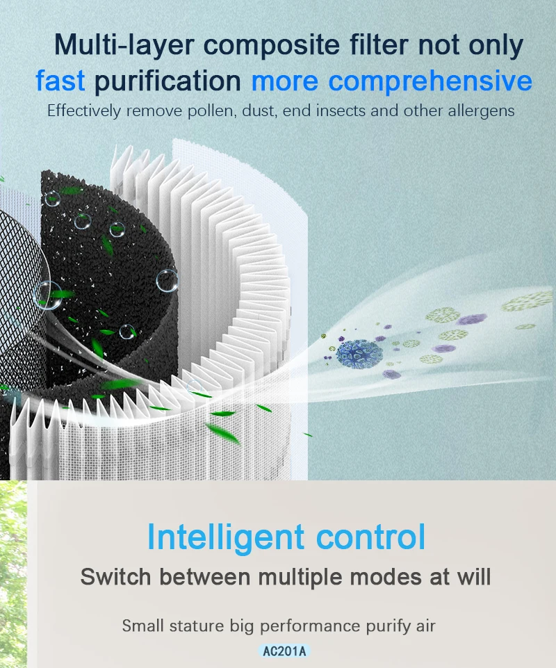 Kooling brand Sleek new finishes  improve Indoor Air Quality home use air purifier