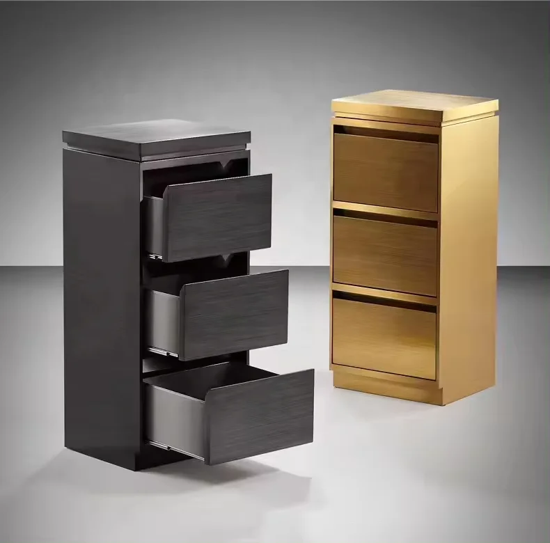 Salon Trolley cart beauty trolley stainless steel makeup Hairdressing multi function  salon Movable double three layer trolley