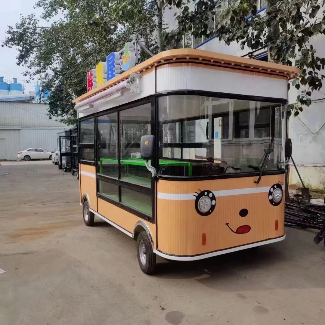 Electric Three-wheeled Dining Car Multi-functional Stall Outdoor Beverage Dining Car Can Be Customized Mobile Food Truck