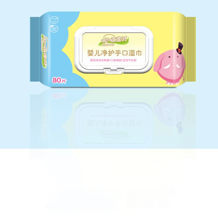 Baby wipes wet raw material for wet wipes flushable magic wet wipes