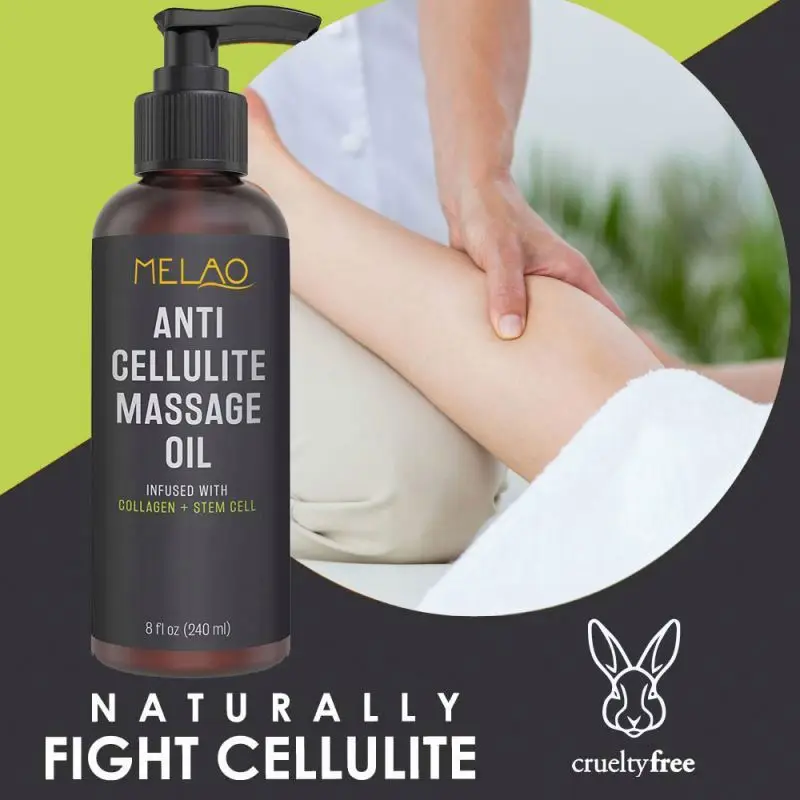 Cellulite Massage Oil with Private Label Anti-cellulite Collagen Natural Oem Premium Stem Cell Best Sale Anti