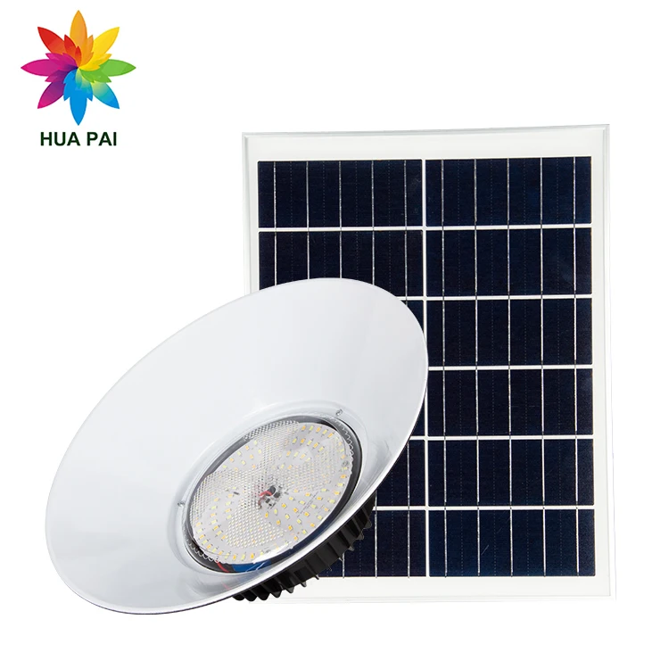 HUAPAI Hop Sale Polysilicon Solar Panels Commercial Industrial Lighting 100W 200W High Bay Led Light
