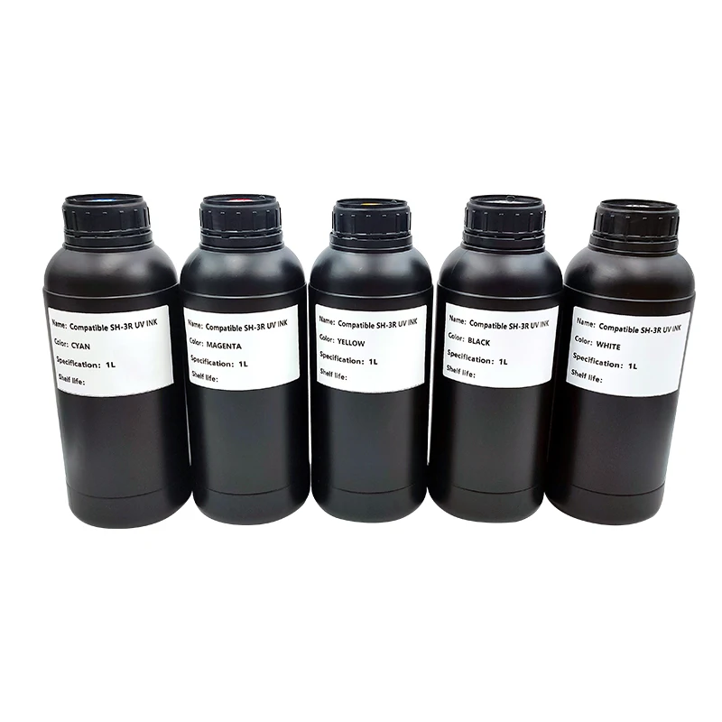 CCK Flexible 1L Hard LED Curable Refill Uv Printing Ink Compatible For Konica KM512 1024 1024 i 1024A for Seiko 1020 508