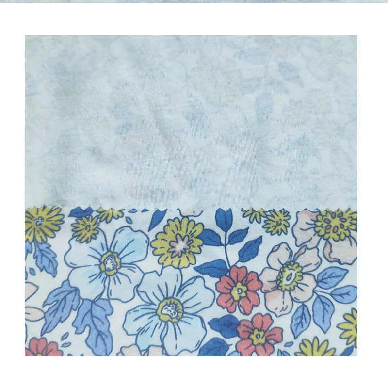 Hot sale 100% Cotton Digital Printed Jersey Fabric For T-shirt