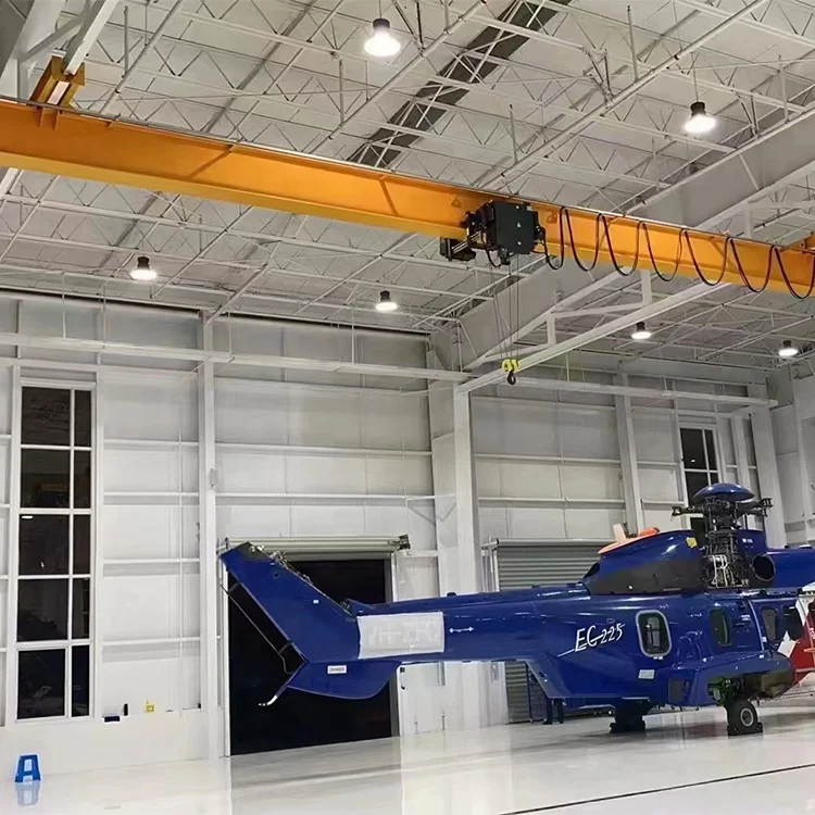 1t 2t 3t 5t 10t 16t Low clearance headroom EOT Crane Single Girder/bridge Overhead Crane with hoist trolley Price