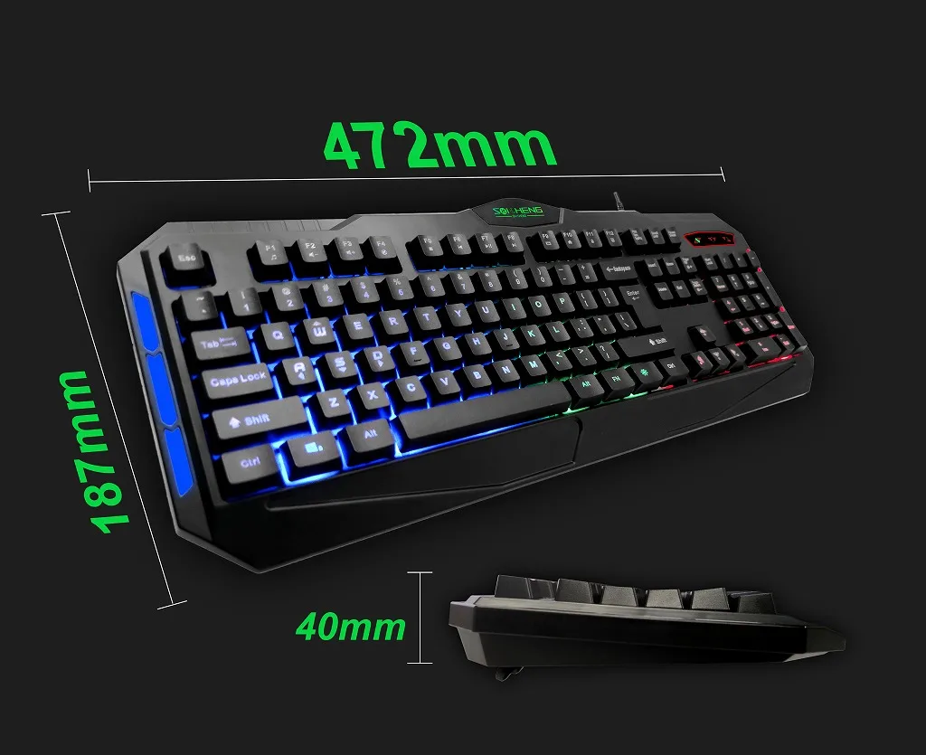  Дешевая 104 клавишная ПК светодиодная подсветка RGB Led Rainbow Gamer Setup 1 набор комплектов наушников гарнитура комбо Проводная игровая мышь и