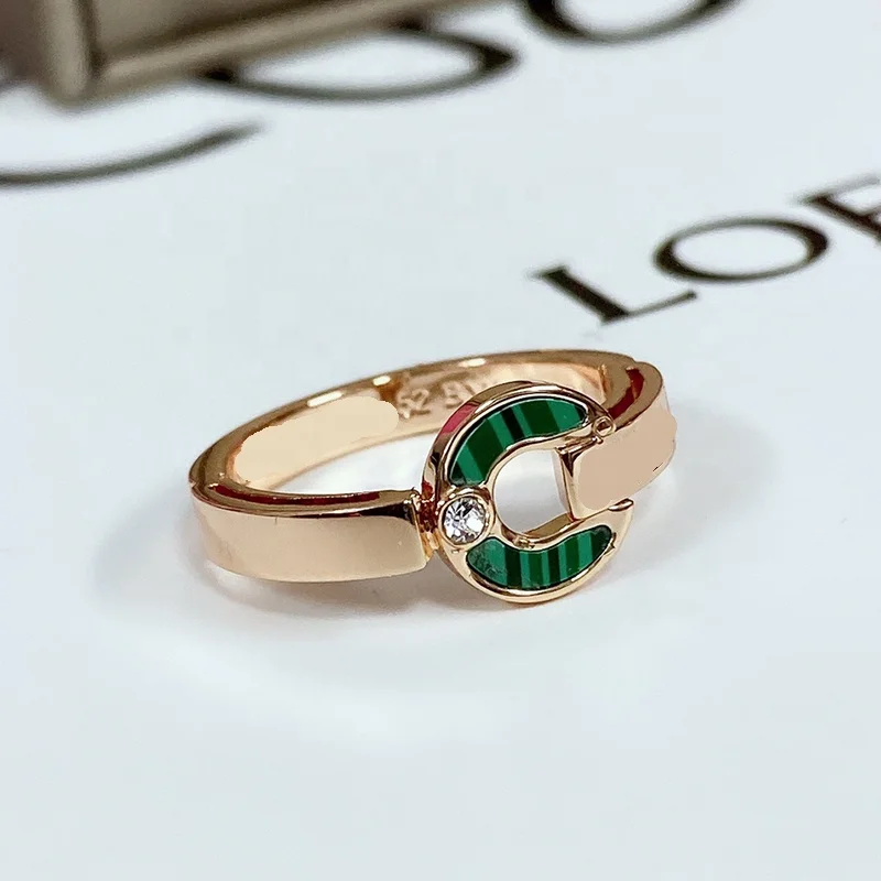 High-Quality Black Ceramic Rings Luxury Jewelry Men And Women Engaged Luxury Snake Bone Fritillary Rings Wholesale Gifts