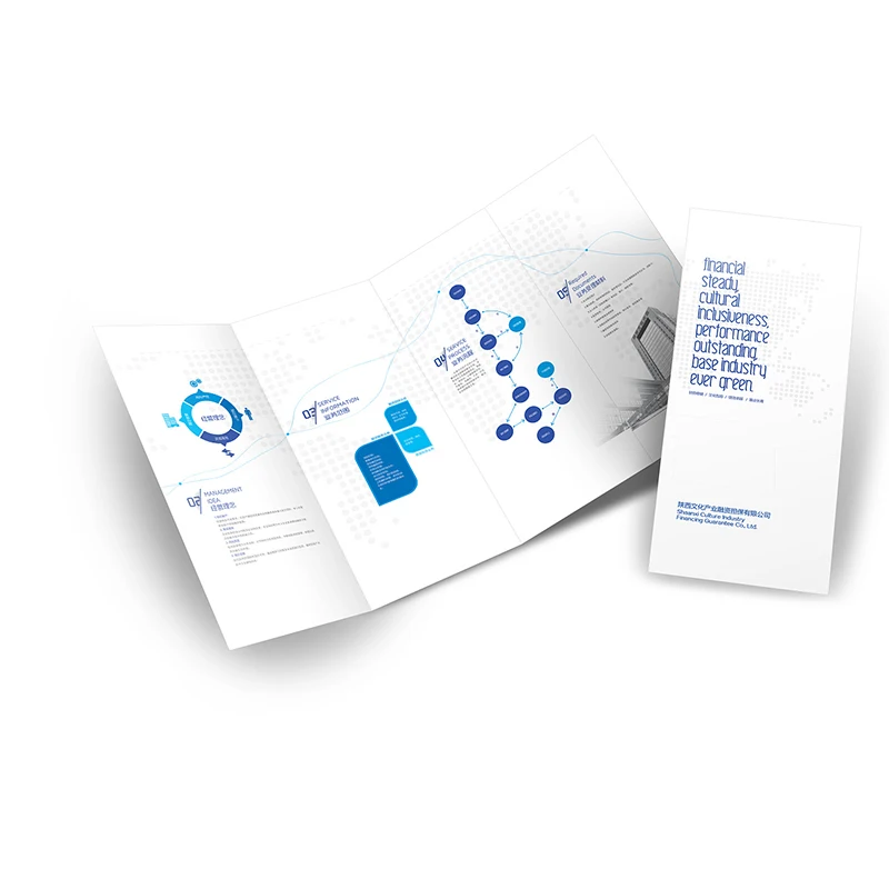 factory manufacturer custom high quality CMYK art paper flyer printing brochure printing service