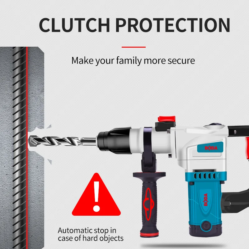 
Boda high quality 1050W 28mm power tools rotary electric hammer 