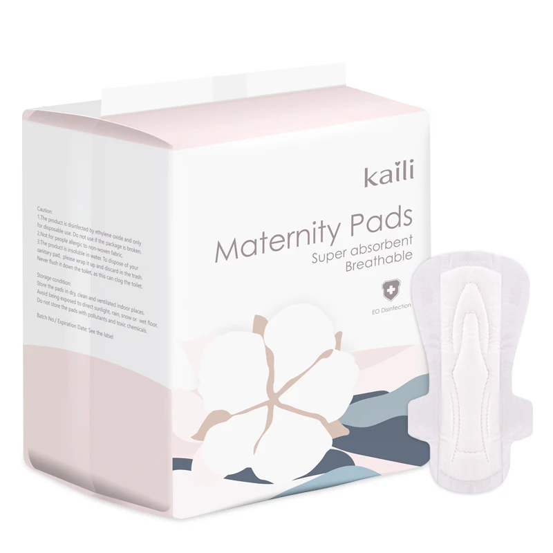 KAILI RTS Dropshipping 12 Pcs M Disposable Waterproof Sanitary Napkin Postpartum Maternity Pads For moms Fast Shipping