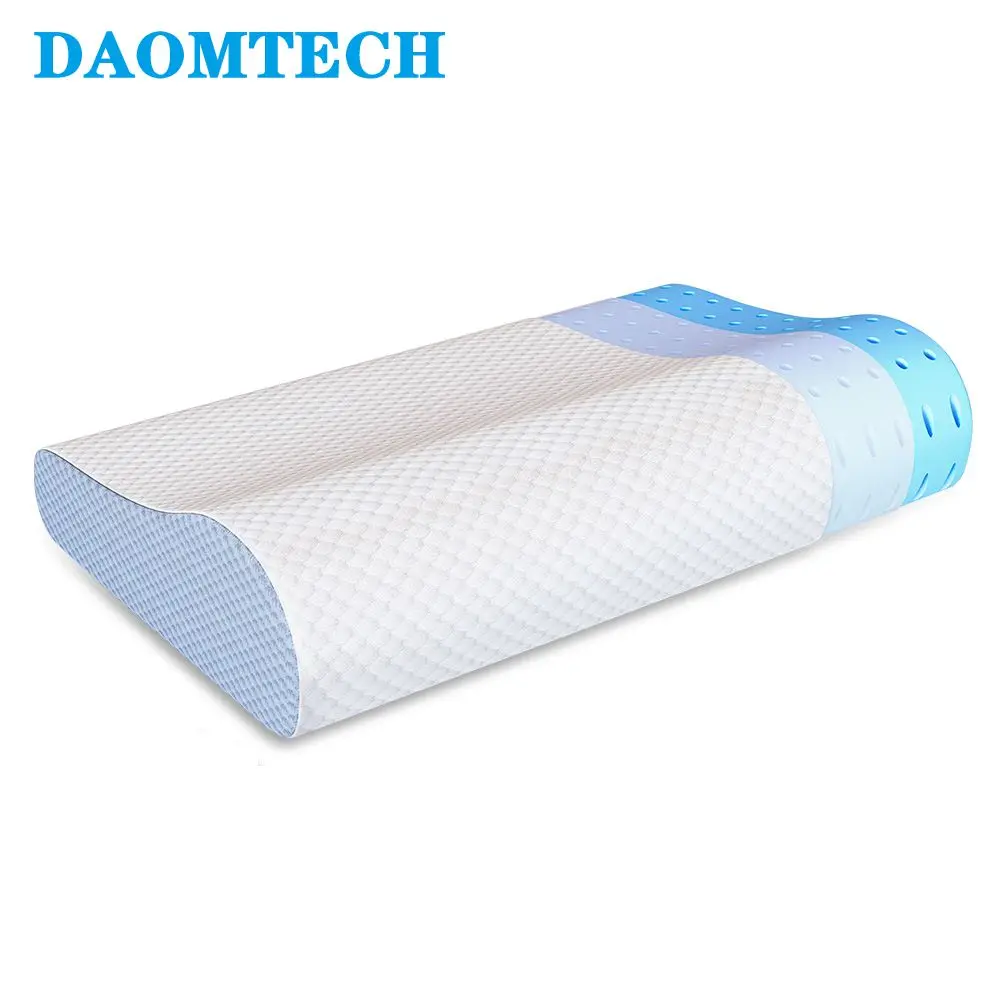 High Quality Custom Contour Orthopedic Wave Cervical Almohadas Ortopedicas Para Dormir Memory Foam Bed Pillow For Sleeping