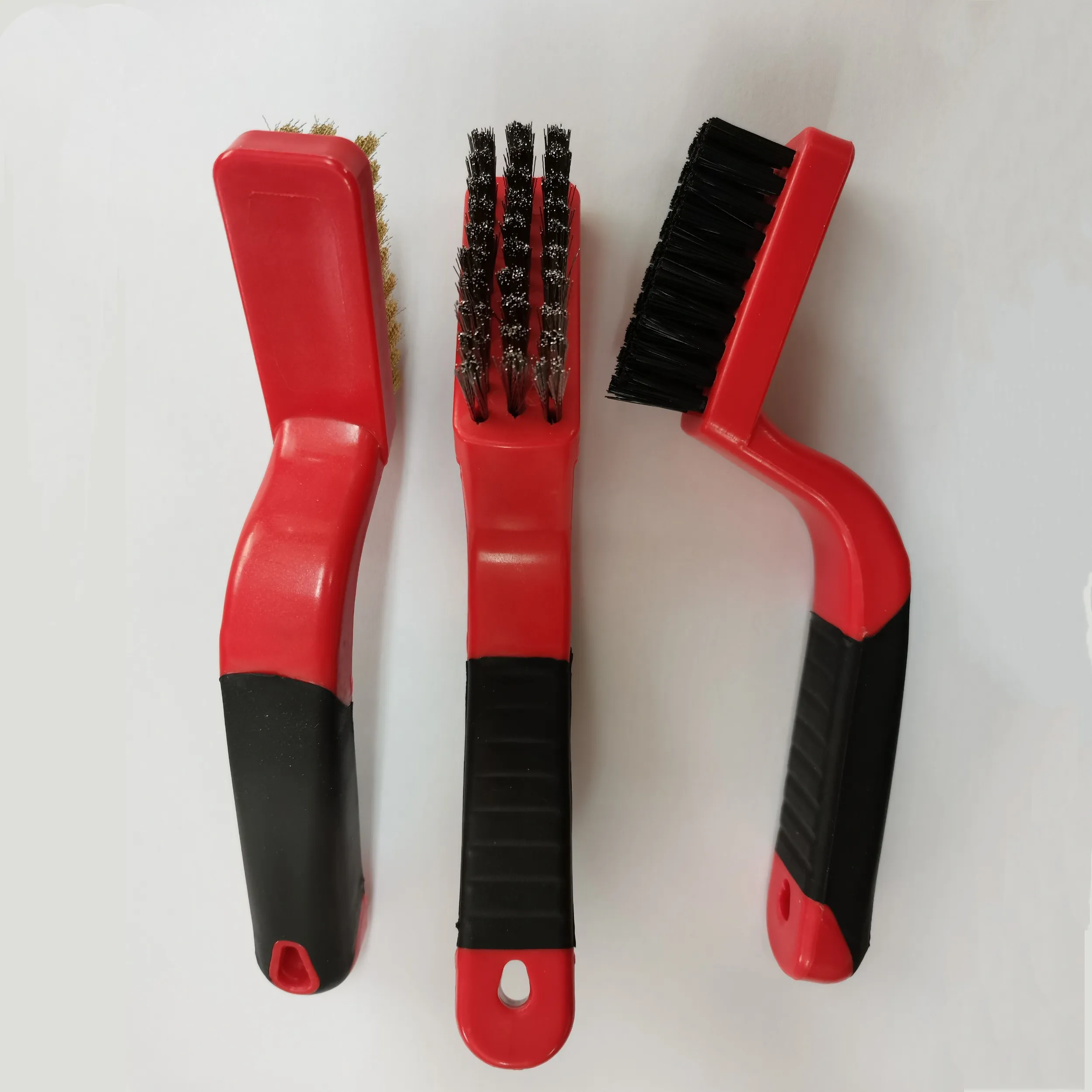 Stainless Steel Brass Nylon Cleaning Polishing Wire Brush set