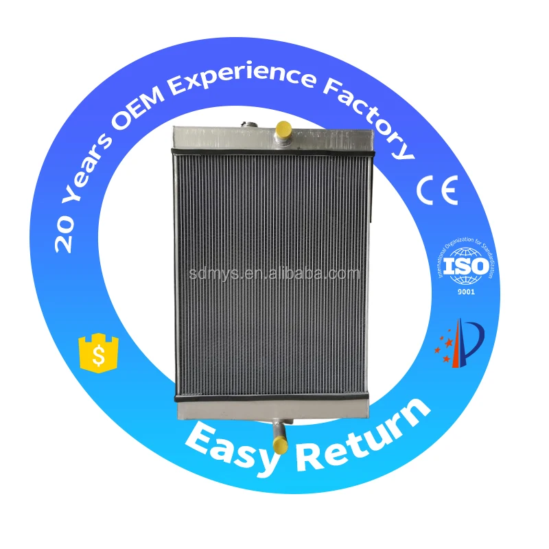 High quality Dae-woo excavator radiator has long life DH55 DH55-7 DH60 DH60-5 DH60-7 DH80-7 DH150 DH150-7