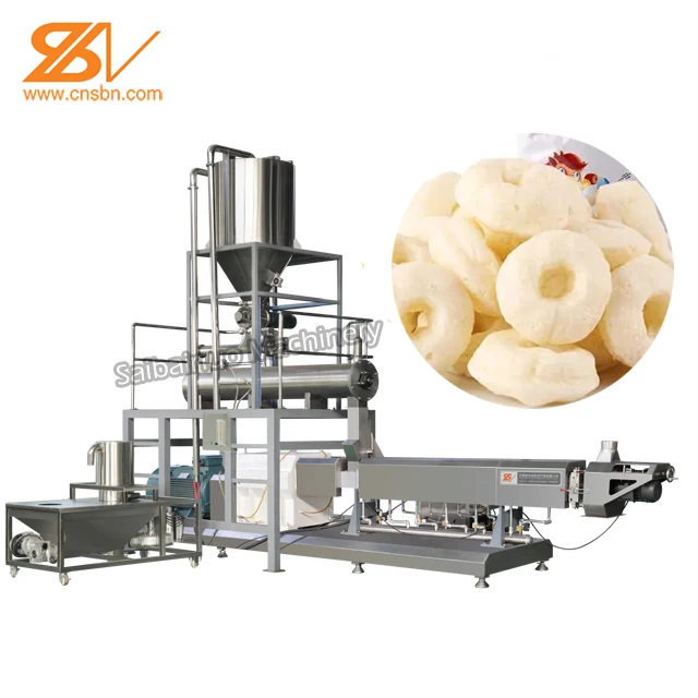 full automatic puffed snack food machine