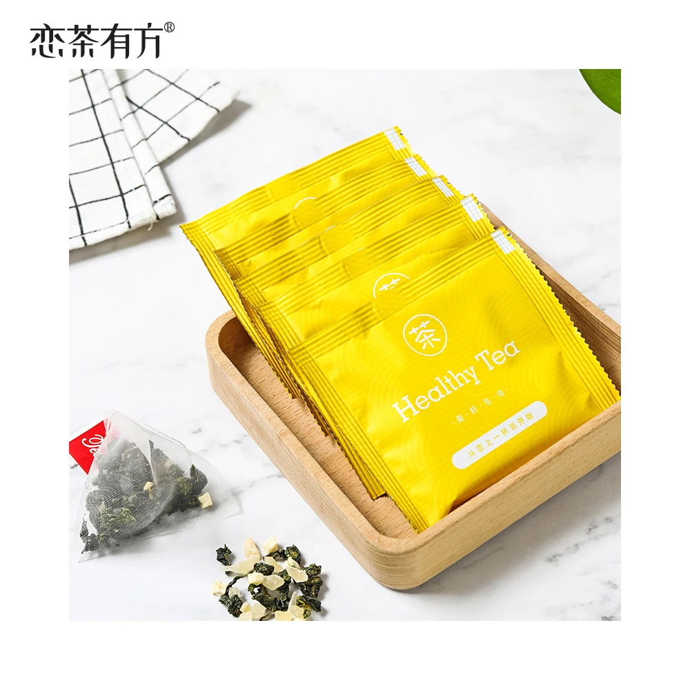 OEM Service Flat Tummy Tea White Peach Oolong Tea Flavor Blended Tea