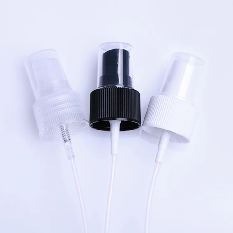 In Stock 20/410 Cosmetic White PP Plastic Press Mist Sprayer Pump for Perfume Alcohol Spray Ready To Ship