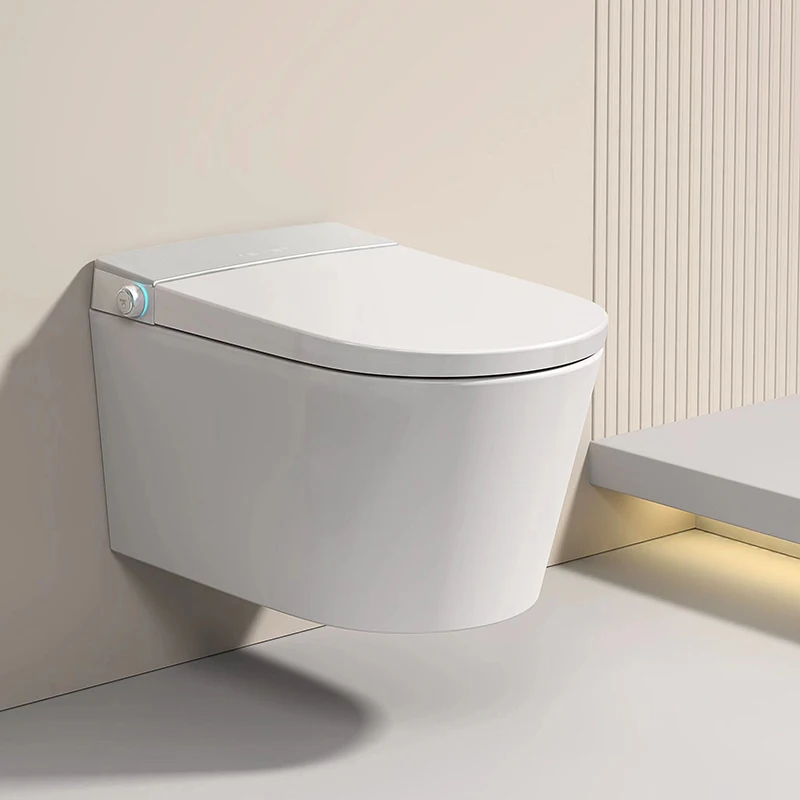 Factory Direct Sales Wall Mounted Electric Toilet WC Automatic Flush Intelligent Toilet Bathroom Wall Hung Smart Toilet