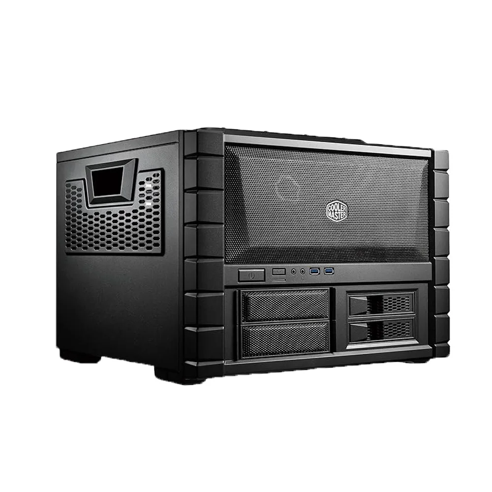 Cooler Master HAF XB EVO High AirFlow Lan Box Case, Mesh Front Panel, ATX Motherboard Support, 240mm AIO Support