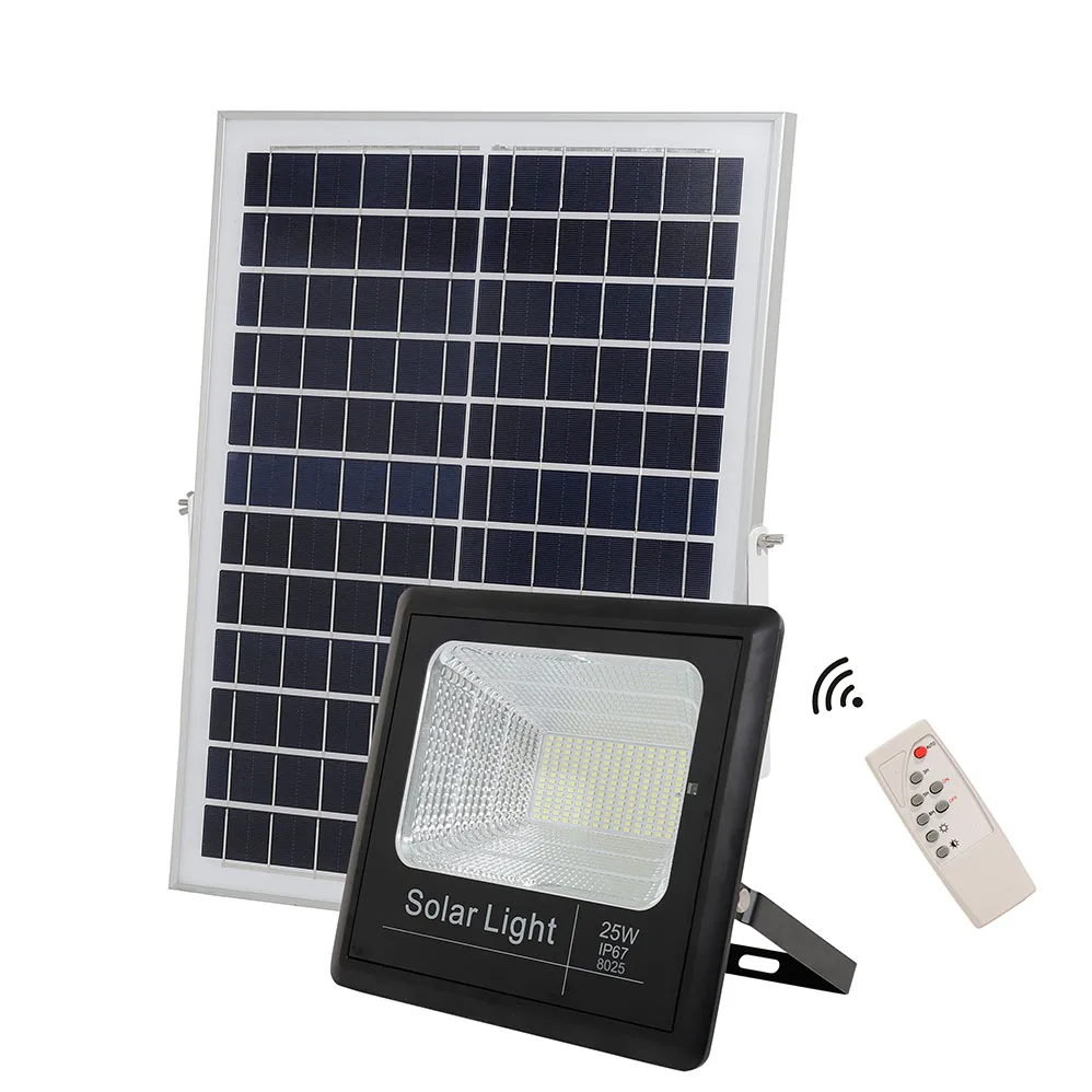 
SL27 A25W 6000K 25W good quality good price IP67 waterproof strong lumen led solar outdoor motion sensor light for park use 