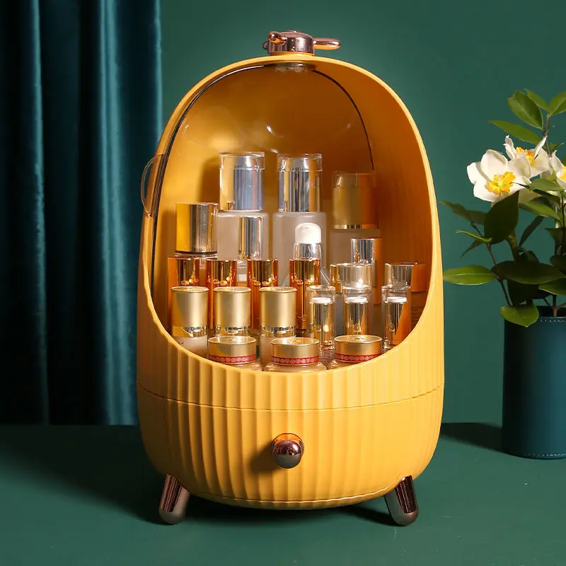 Dustproof Cosmetic Storage Box Drawer Boxes Custom Logo Portable Table Acrylic Makeup Organizer