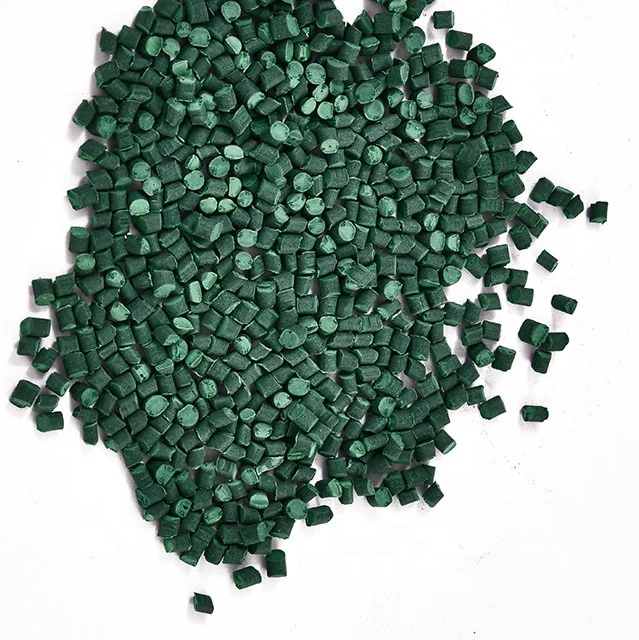 Professional Masterbatch Supplier Bright Blowing Film Molding Grade Green Plastic Masterbatch JZ Masterbatch