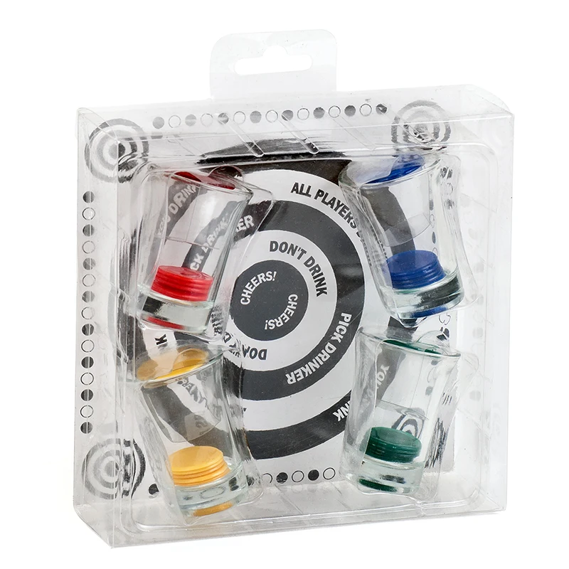 Four people suitable for party play, family and friends to play together shooting drinking gambling game