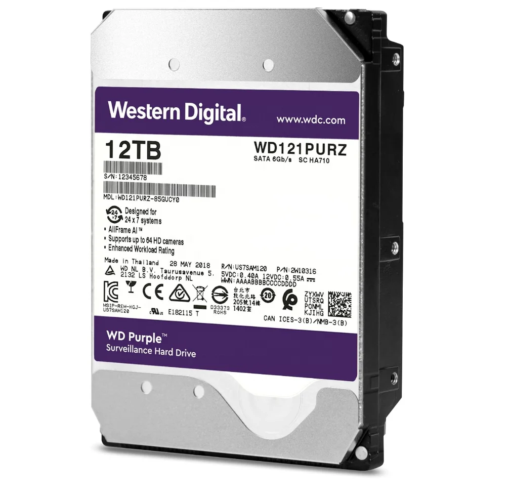 WUH721818ALE6L4 Hdd Wd 18TB 7200RPM 512MB SATA Wholesale Surveillance Server Storage Internal Hard Drive