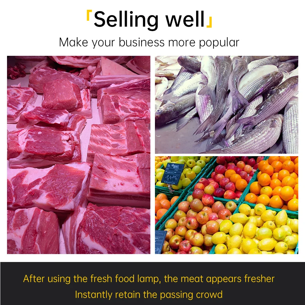 Modern Fresh LED Track Light Multi Colors Supermarket Stalls Fruit Meat LED Tracklights 30W Aluminum AC220V LED Track Light Spot