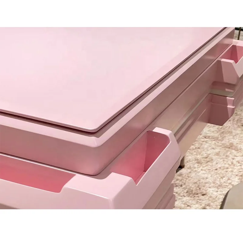 Chinese Manufacturer Fashion light luxury Electronic Automatic Custom macaron pink Mahjong table