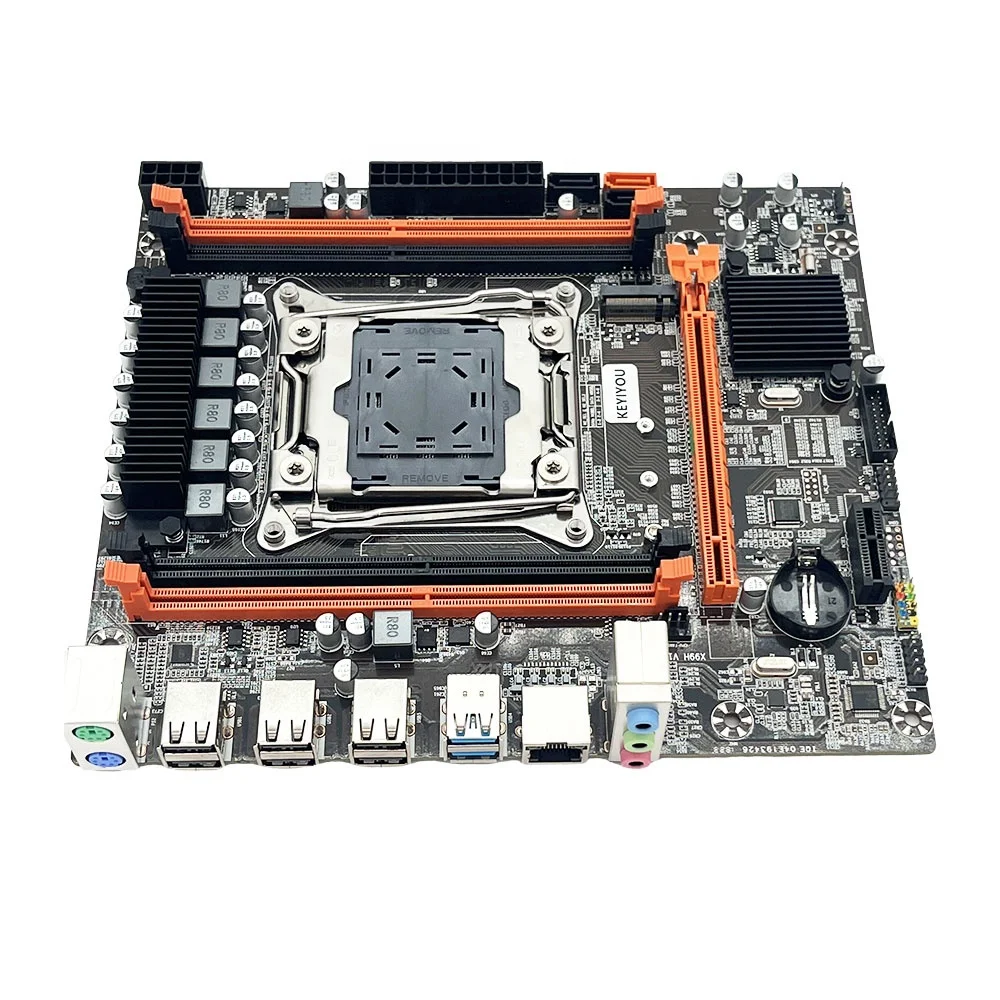KEYIYOU X99 Motherboard LGA 2011-3 motherboard kit xeon x99 E5 2680 V4 CPU Processor 2.40GHz 14-Core 35M And DDR4 32G Memory