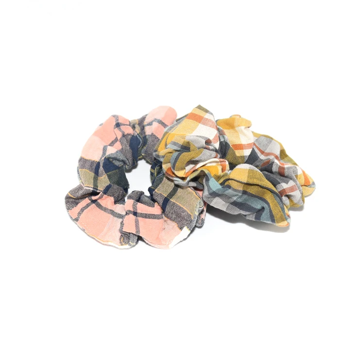 Ready to ship Bulk Elastic Hair Ties Custom Hair Bands Girls Wholesale  Hair Scrunchies