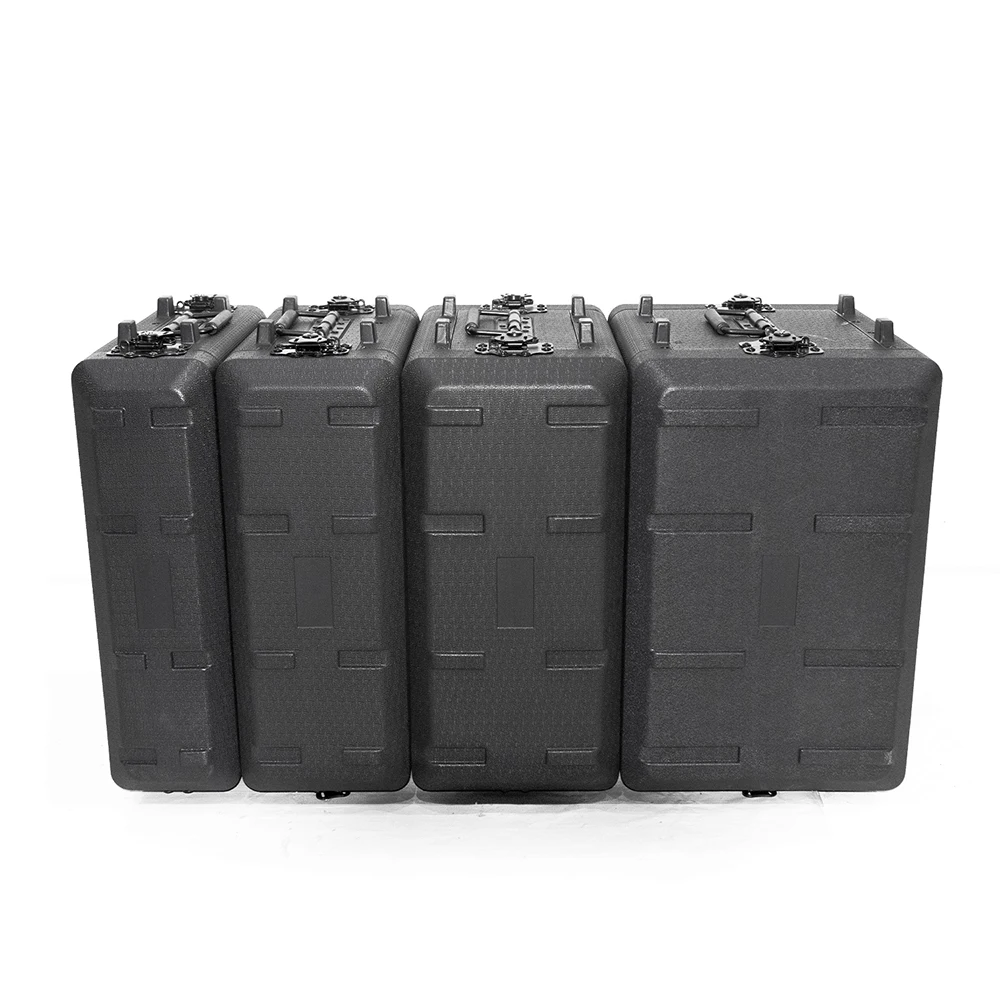 XYY Stage show high power amplifier sequencer  with wheels 19 inch portable pull rod flight case