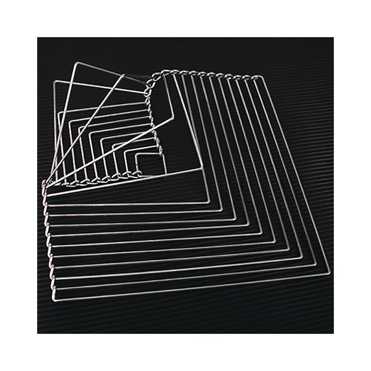 Skillful Manufacturer Educational Delicate Wave Square Iron Craft