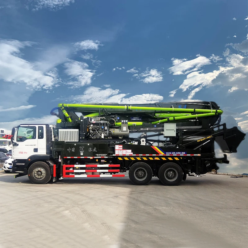 BEST SALE! Putzmeister Howo truck mounted concrete pump boom