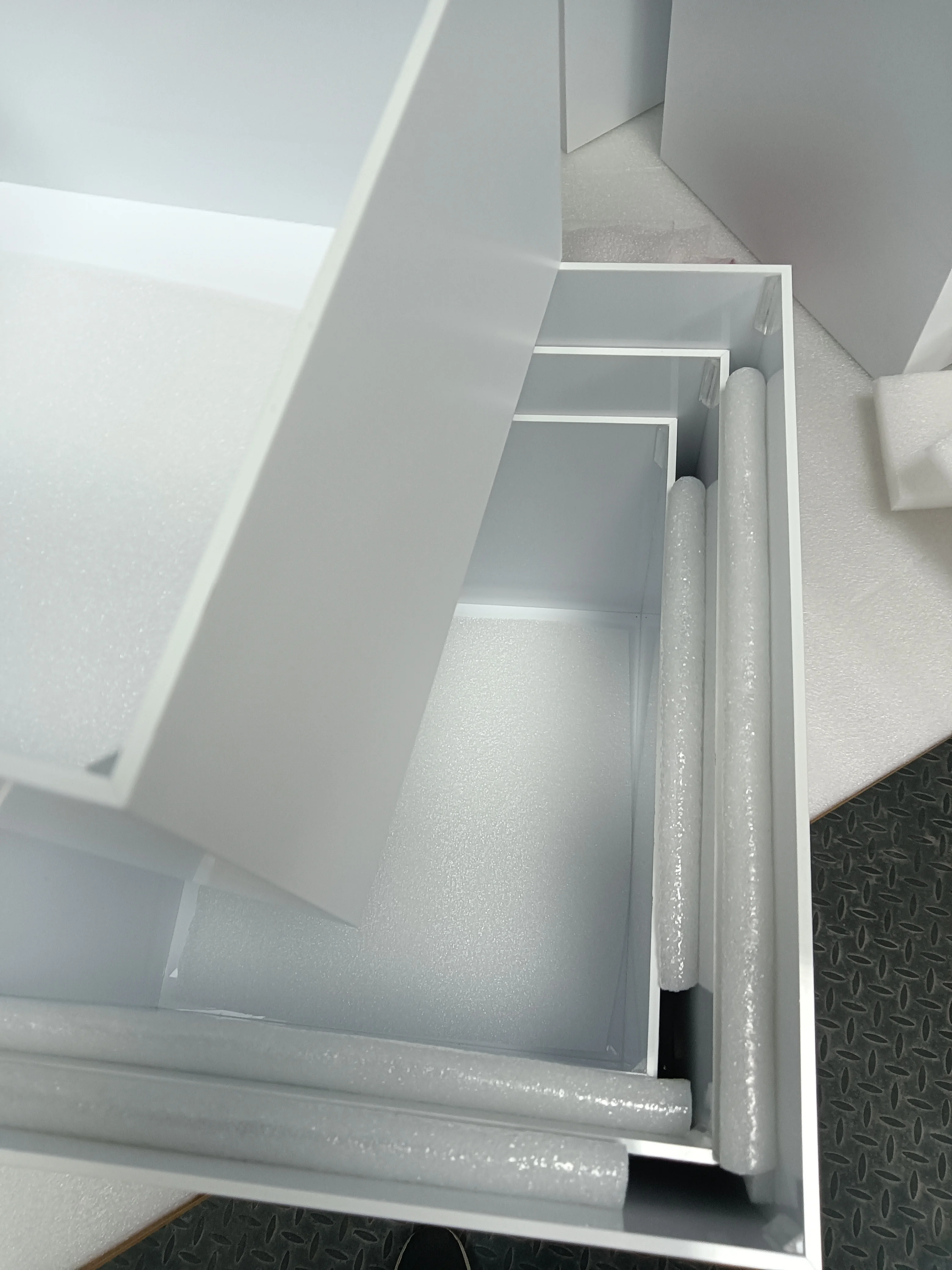 Wedding Party Decoration Display Acrylic Food Display Stand White Buffet Acrylic Food Display Risers Cubes