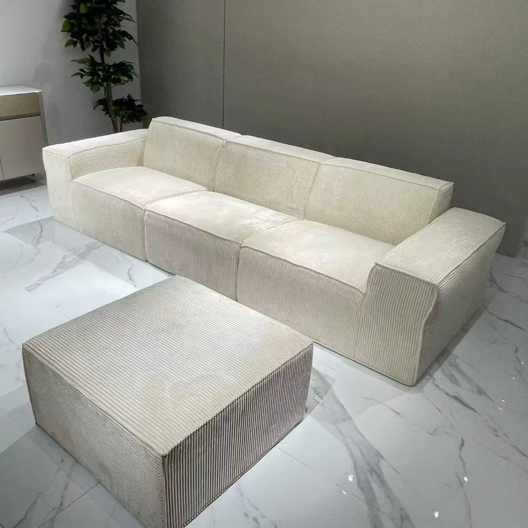 Direct Sales Living Room Furniture Modular Couch Sectional Vacuum Packing  White Foam Sponge Machine Air Compression Sofa Set