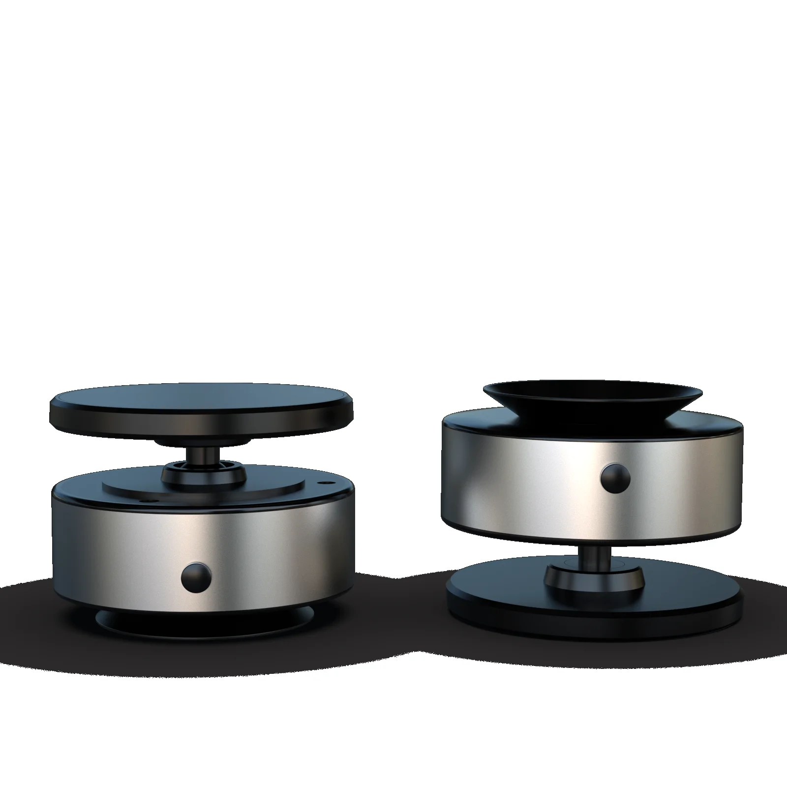 Smarinte Cell Phone Rotating Battery Vacuum Adsorption Stable Suction Cup Car Holder Bracket Wireless Charger