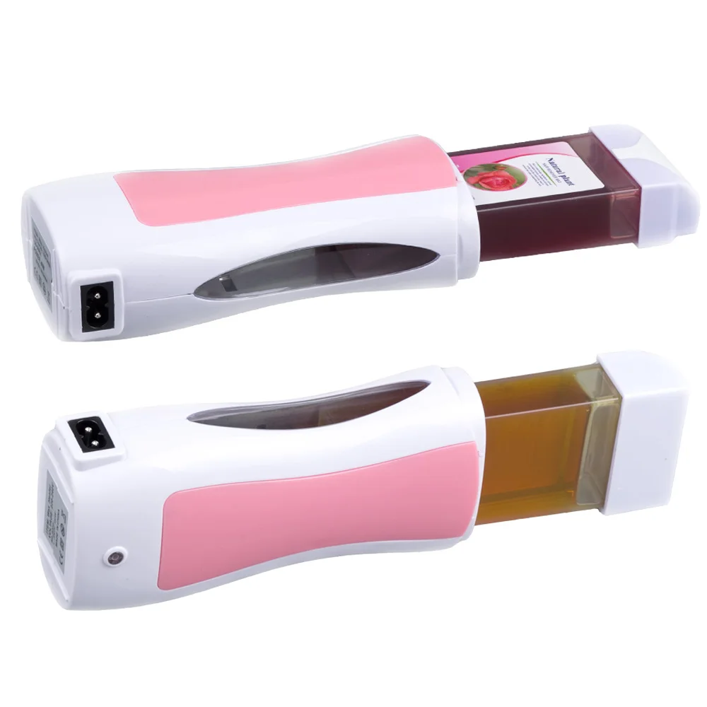 Mini Portable Pink wax melt Electric Depilatory Wax Heater Roll on Wax Warmer Hair Removal