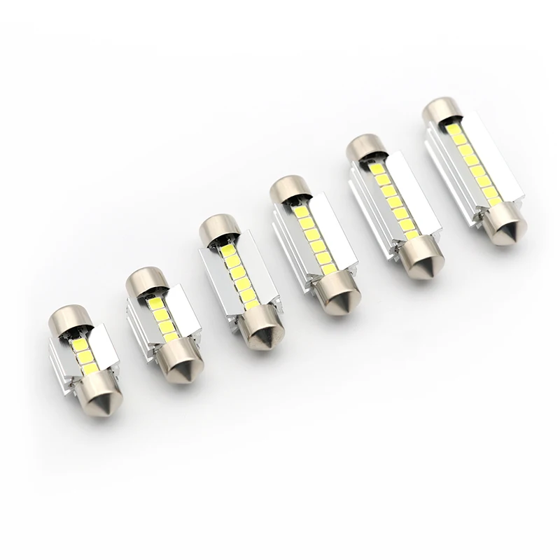 Wholesale festoon led canbus 36 mm 28 31 36 39 42 44mm 3030 6SMD C5W rgb c5w led 3 smd c5w blue LED Bulbs Reading Light for Car
